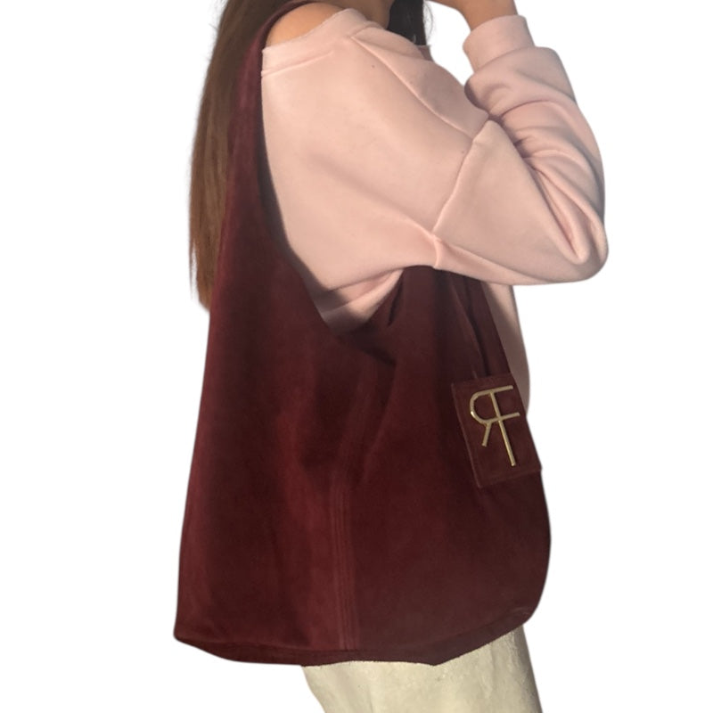 Lady Pisa Monogram Suede Scamosciata