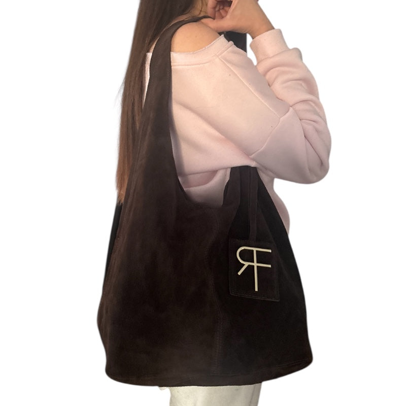 Lady Pisa Monogram Suede Scamosciata