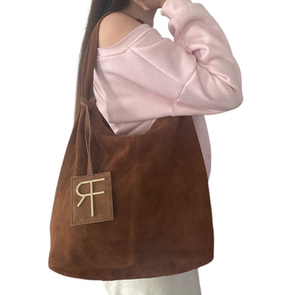 Lady Pisa Monogram Suede Scamosciata